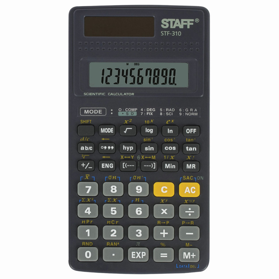 Калькулятор инженерный Staff STF-310 139 функций 12 разрядов 250279 , 